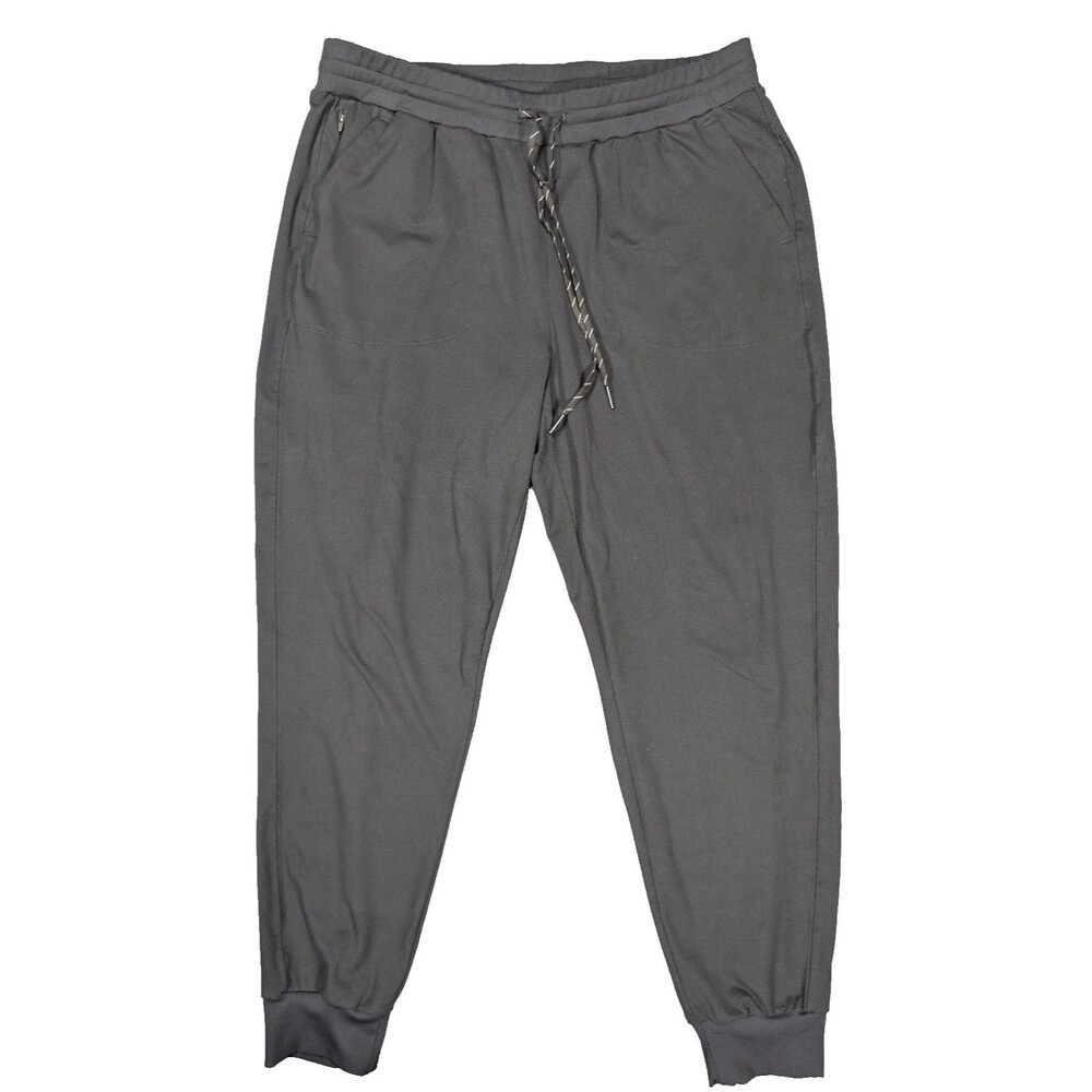Zella Womens Large Black Joggers Activewear Pants High Rise Pockets Stretch L